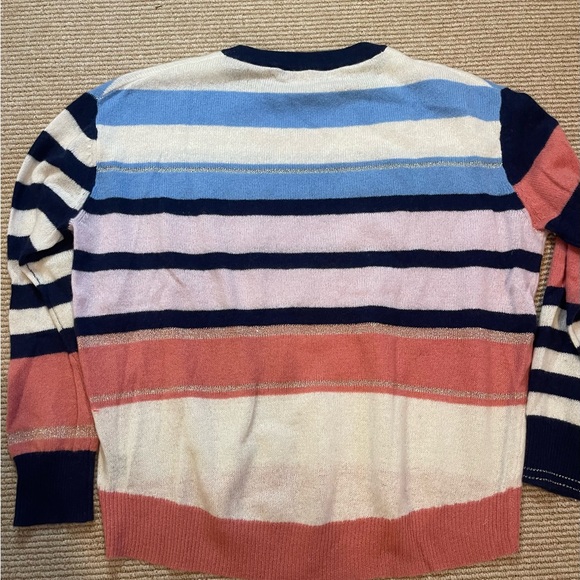 360 Cashmere Multicolor Striped Sweater - Picture 10 of 11